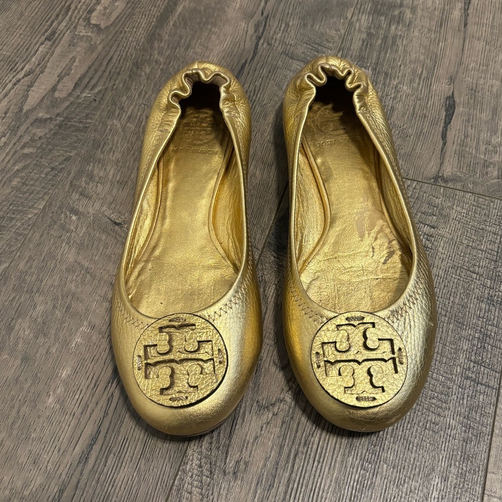 Tory Burch Leather Ballet Flats